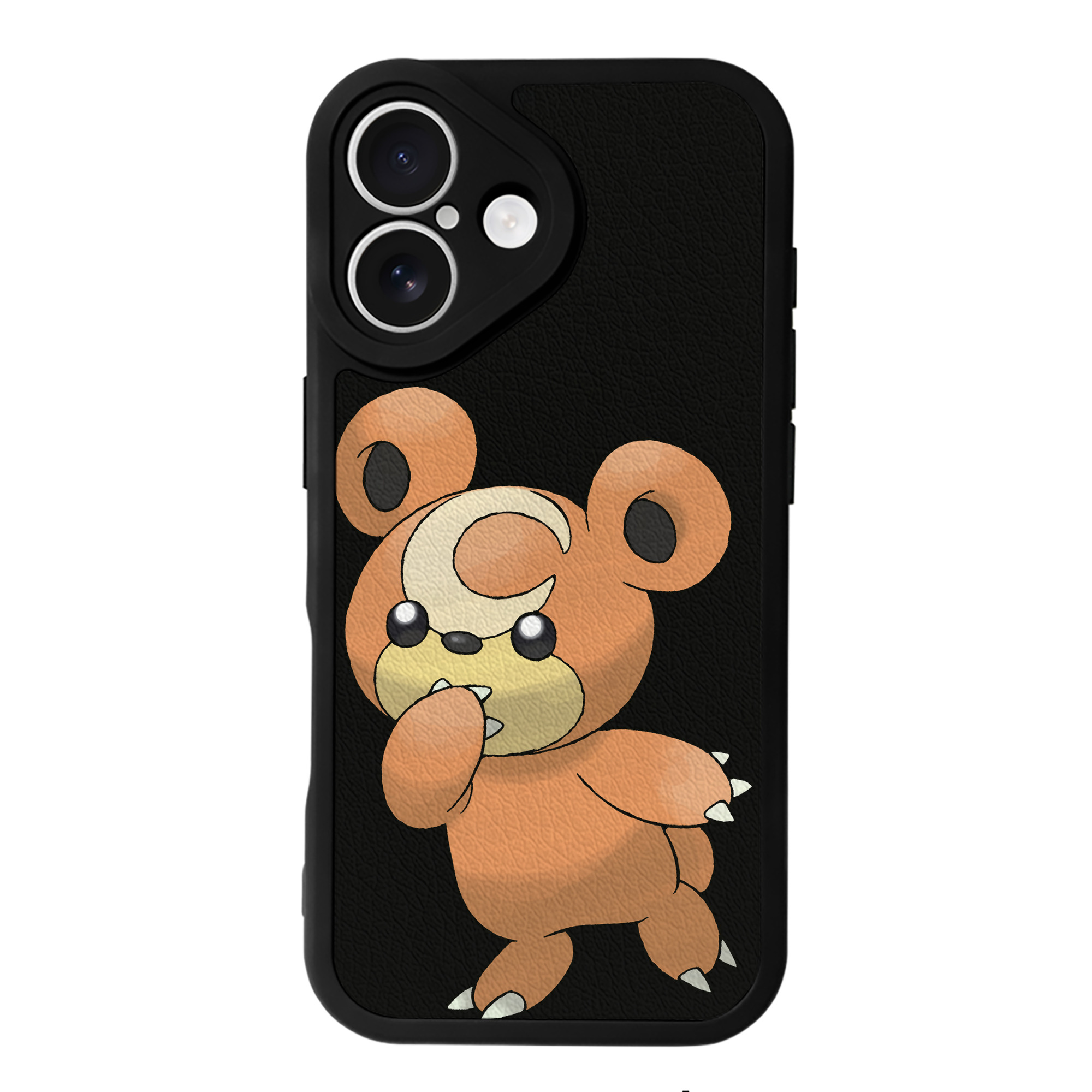 （画像用） ポケットモンスター Pokémon 【iPhone 16シリーズ対応】シリコンスマホケース（レザー調） 材質：シリコン